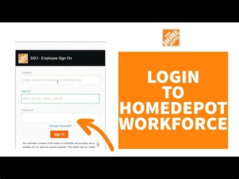 CorporateOther Positions. . Home depot sign in